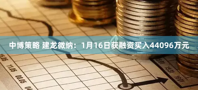 中博策略 建龙微纳：1月16日获融资买入44096万元