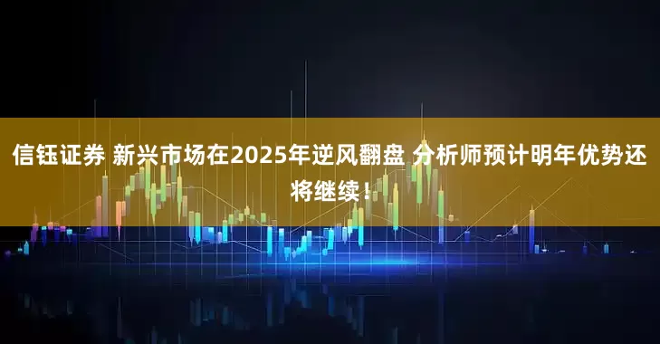 信钰证券 新兴市场在2025年逆风翻盘 分析师预计明年优势还将继续！
